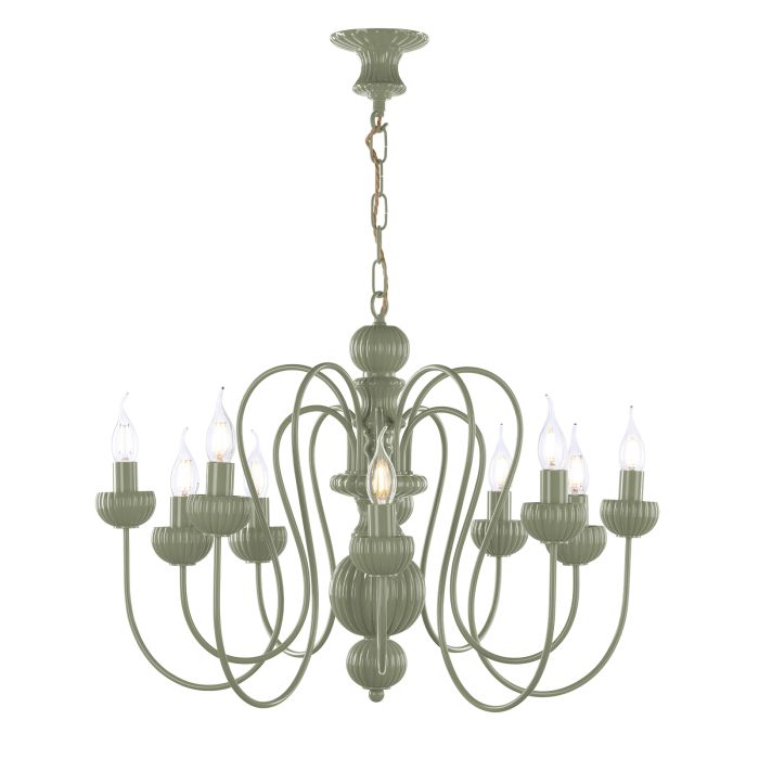 Zhivago 10 Light Armed Pendant  Fitting Only- Various Finishes