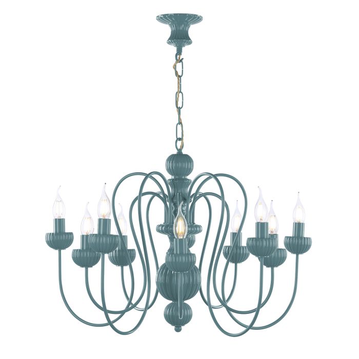Zhivago 10 Light Armed Pendant  Fitting Only- Various Finishes