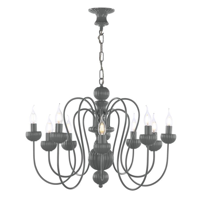 Zhivago 10 Light Armed Pendant  Fitting Only- Various Finishes