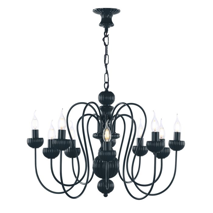 Zhivago 10 Light Armed Pendant  Fitting Only- Various Finishes