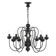 Zhivago 10 Light Armed Pendant  Fitting Only- Various Finishes