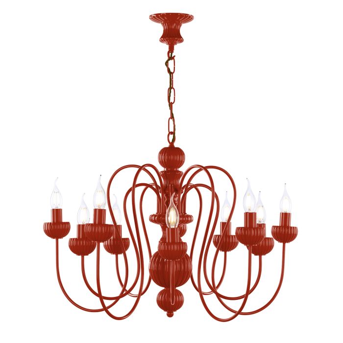 Zhivago 10 Light Armed Pendant  Fitting Only- Various Finishes