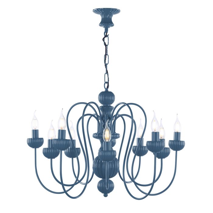 Zhivago 10 Light Armed Pendant  Fitting Only- Various Finishes
