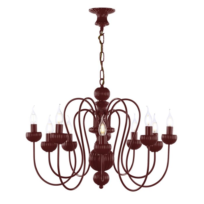 Zhivago 10 Light Armed Pendant  Fitting Only- Various Finishes