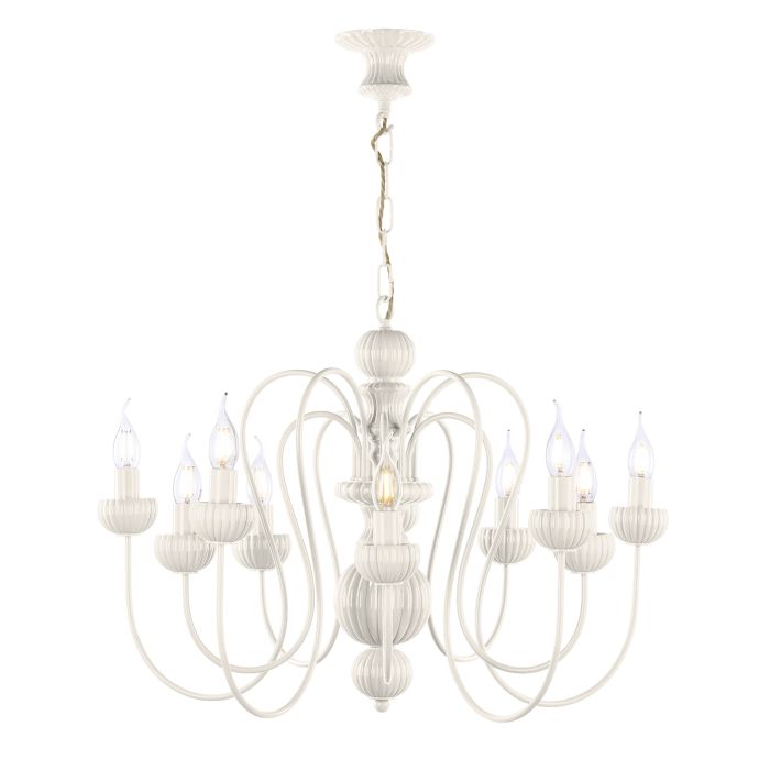 Zhivago 10 Light Armed Pendant  Fitting Only- Various Finishes