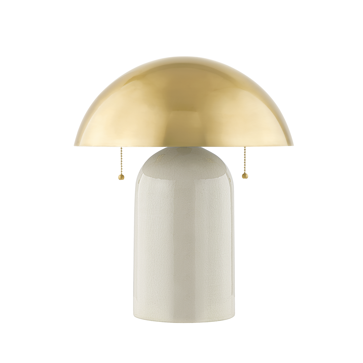 Gaia 1Lt Table Lamp - Aged Brass
