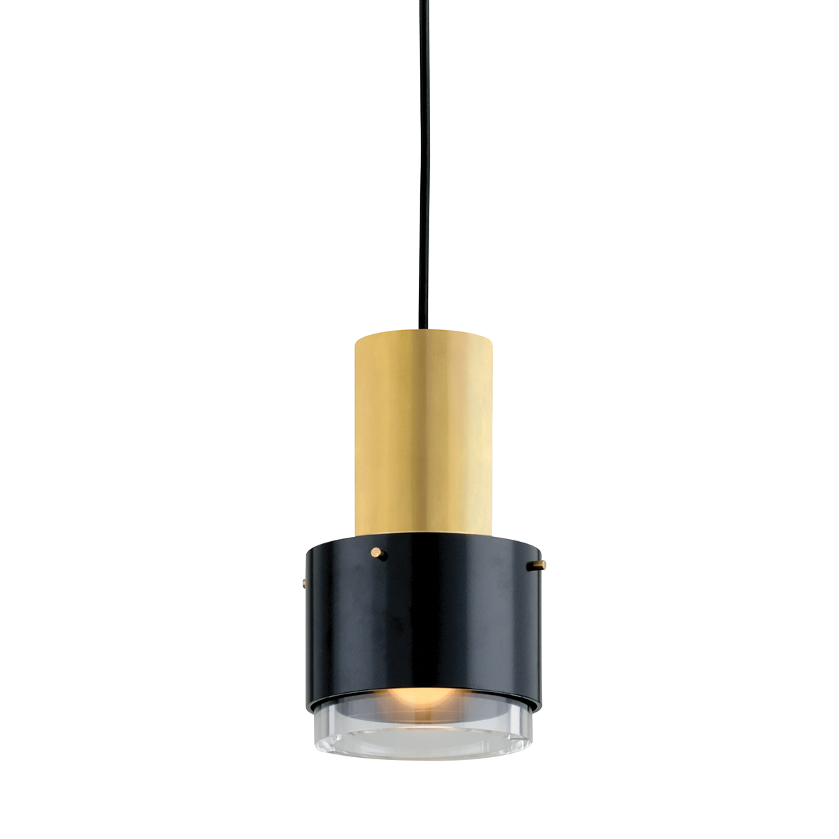 Melrose 1Lt Pendant - Vintage Brass