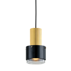 Melrose 1Lt Pendant - Vintage Brass