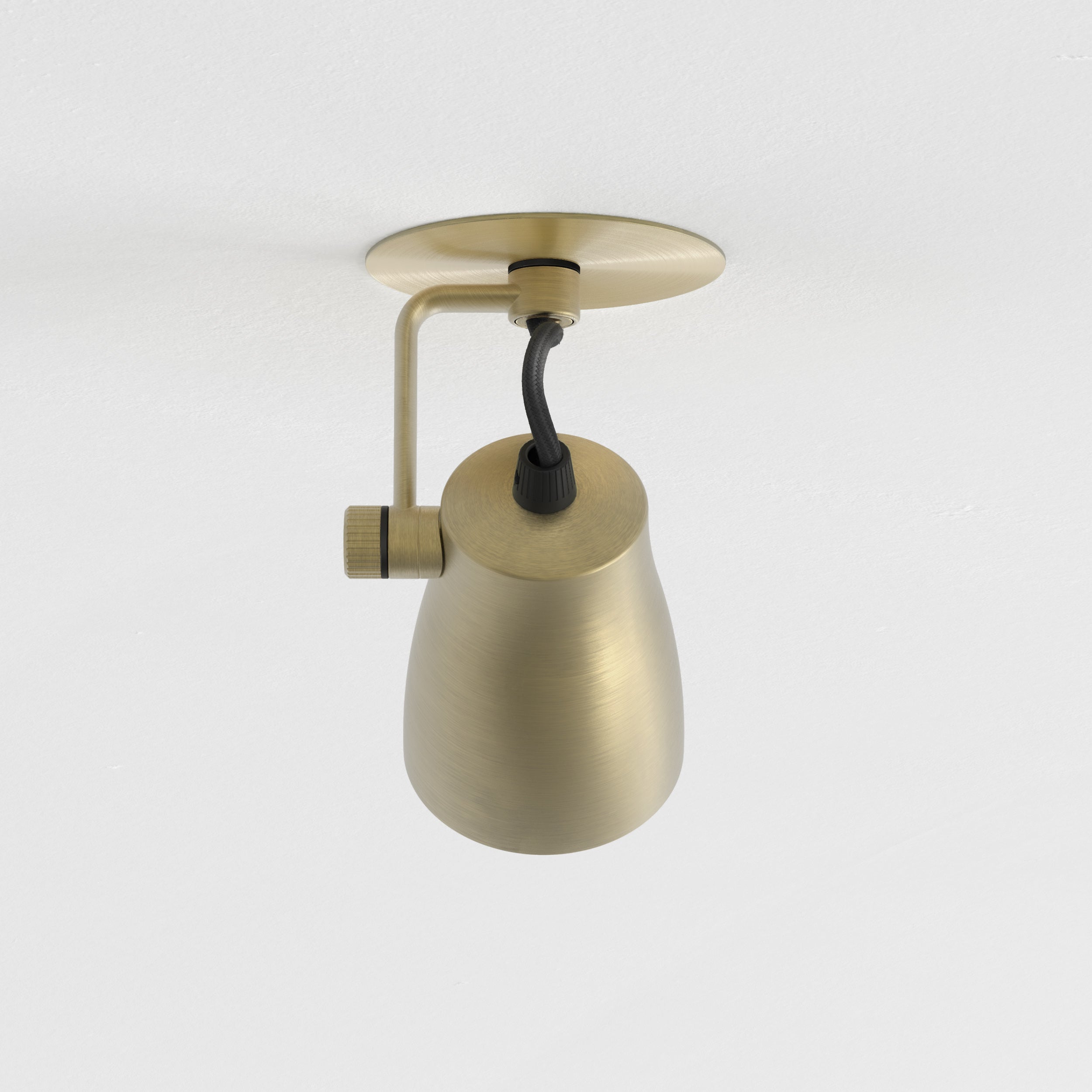 Juno Recessed Indoor Spotlight in Bronze/Matt Brushed Brass GU10 IP20