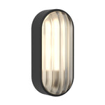 Montreal Oval Wall Light - Textured Black
