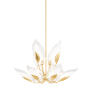 Blossom 10/20Lt Chandelier - Gold Leaf