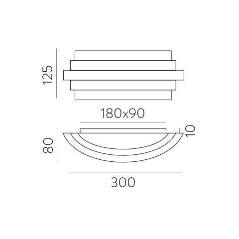 Luxur Wall Light- Various Finishes