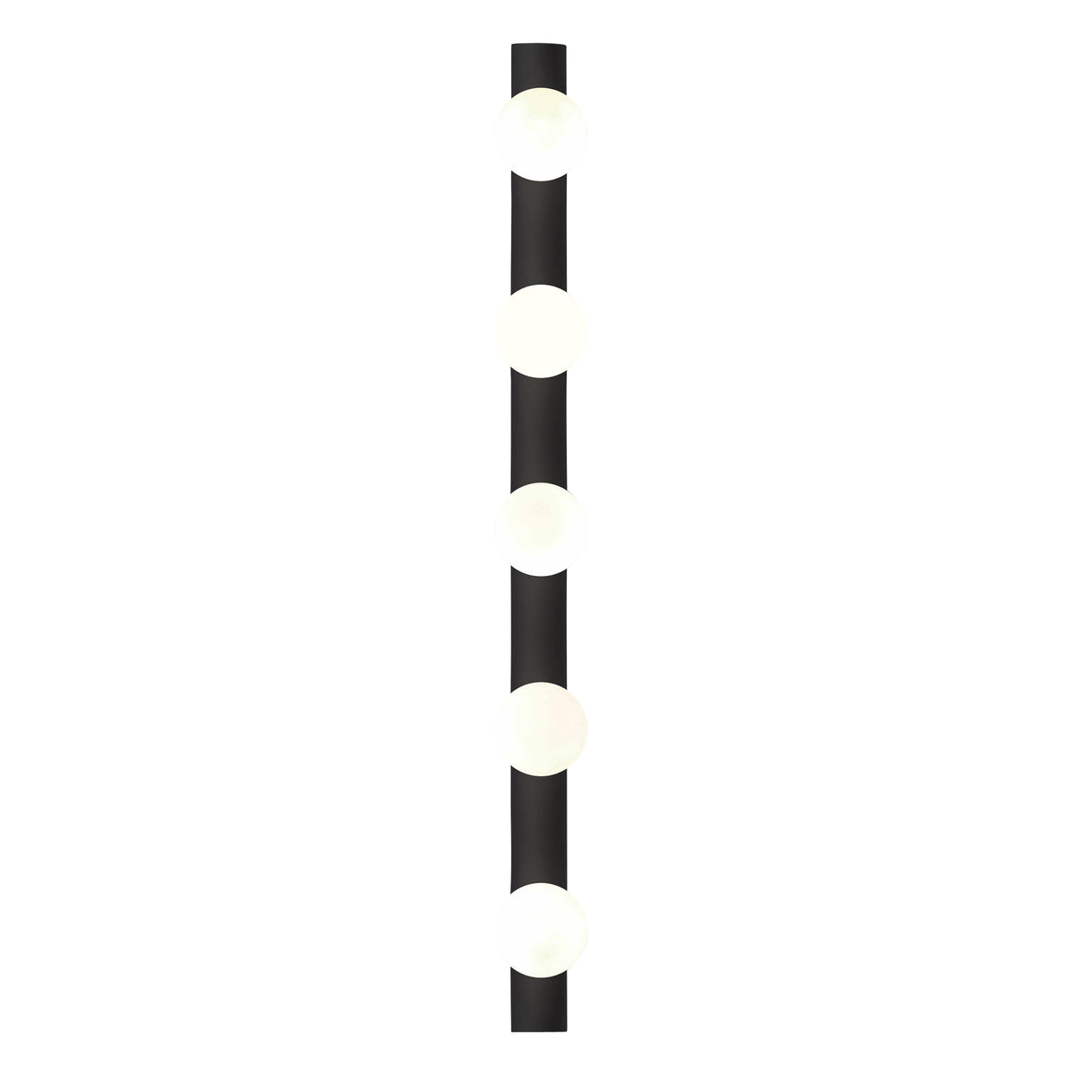 Cabaret 5 II Bathroom Wall Light- Matt Black/Polished Chrome