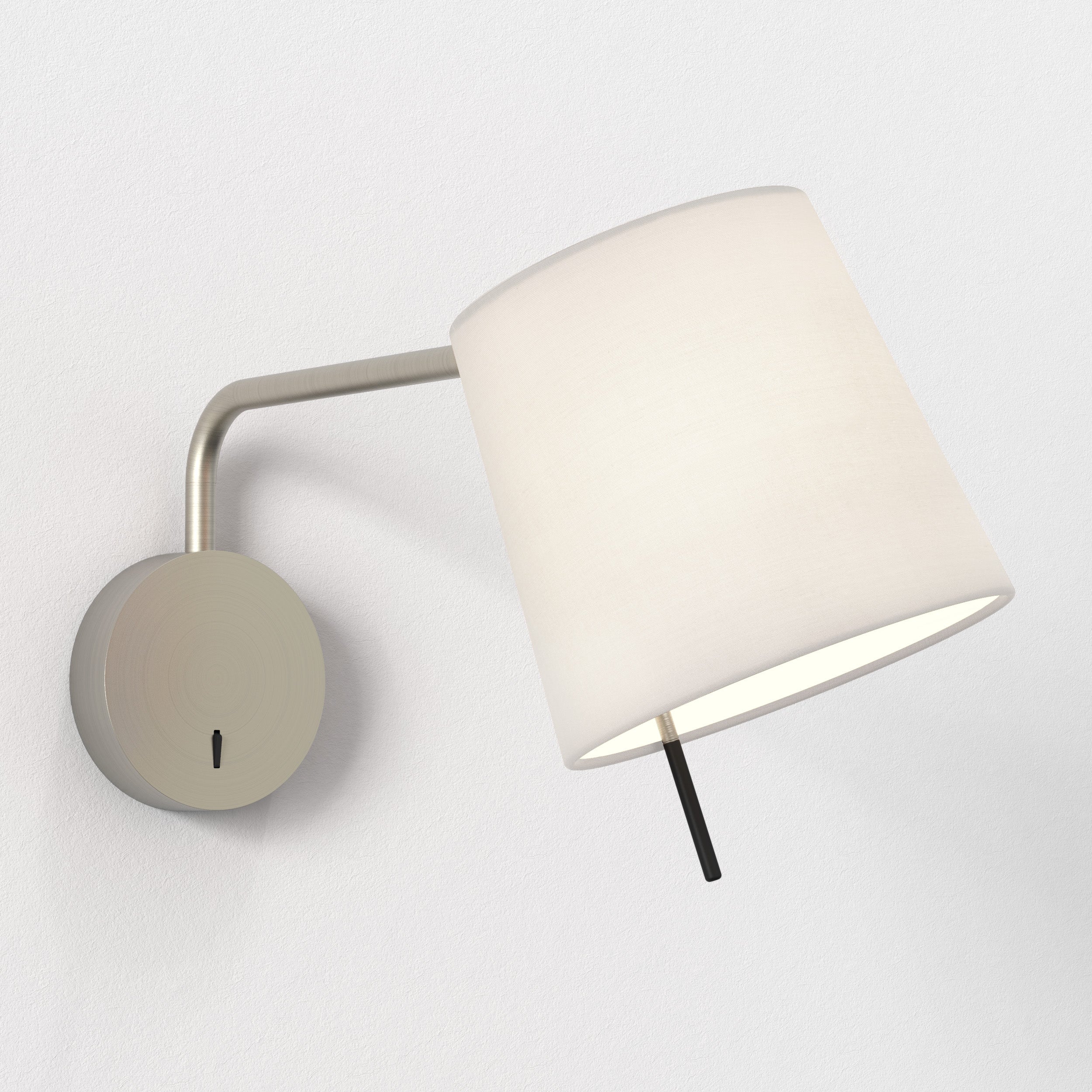 Mitsu Swing Arm Wall Light- Matt Nickel/Bronze