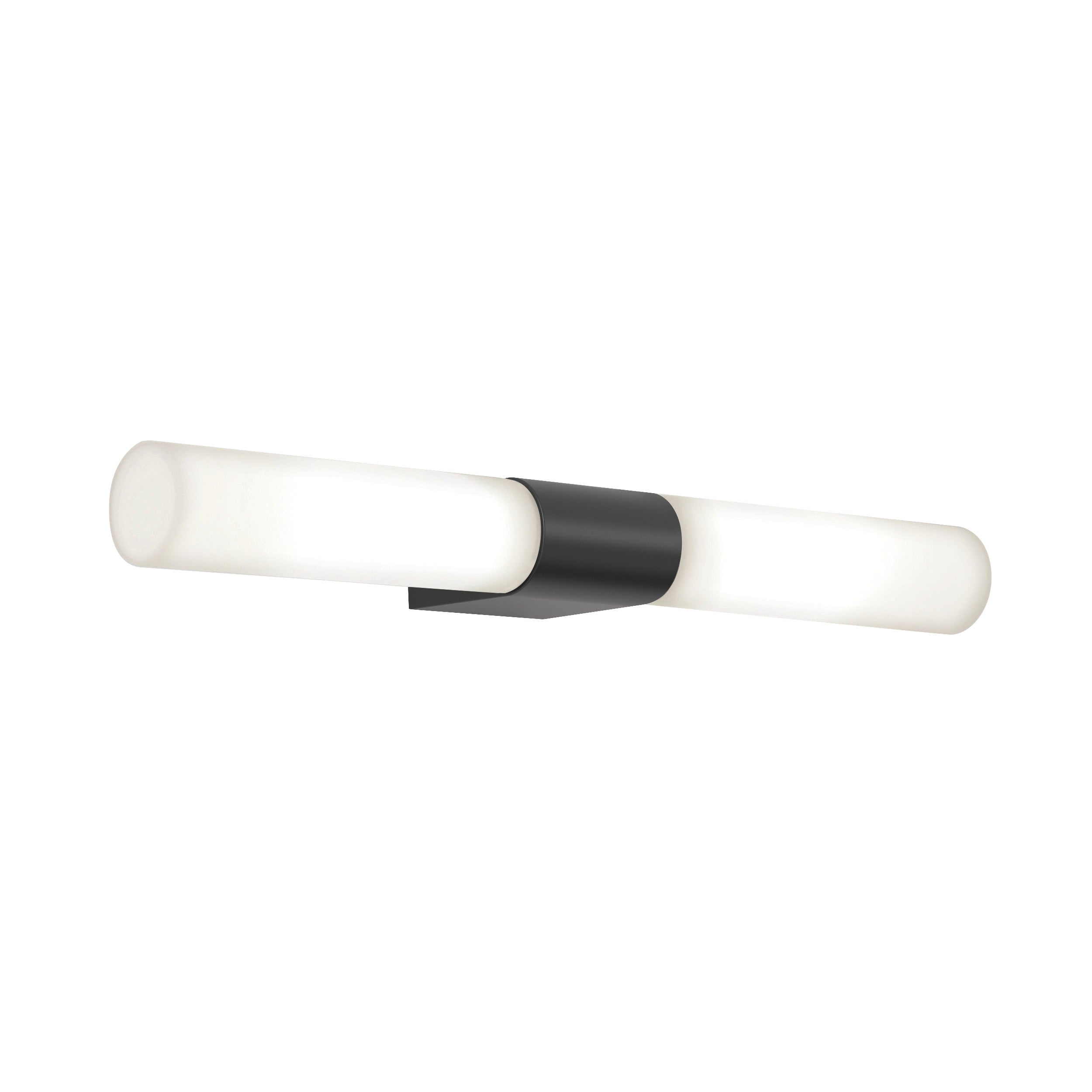 Padova Bathroom Wall Light- Polished Chrome/ Matt Black