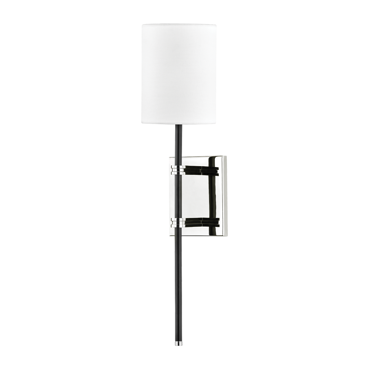Denise 1Lt Wall Sconce - Brass/Nickel