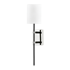 Denise 1Lt Wall Sconce - Brass/Nickel