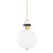 Haru 1Lt Small/Large Pendant - Brass