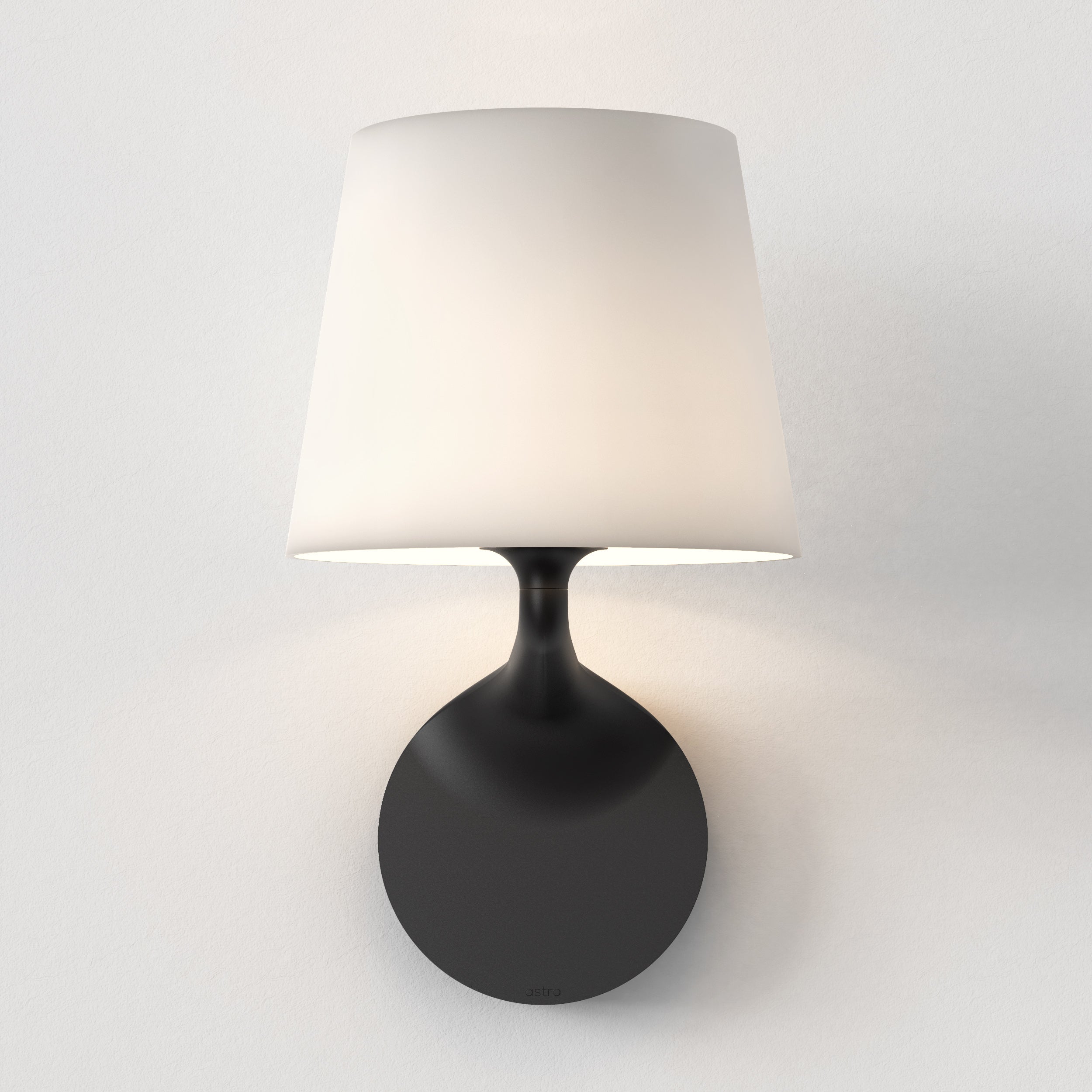Millie Bathroom Wall Light- Polished Chrome/ Matt Black