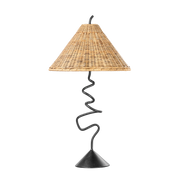 Alaric Rattan 1Lt Table Lamp