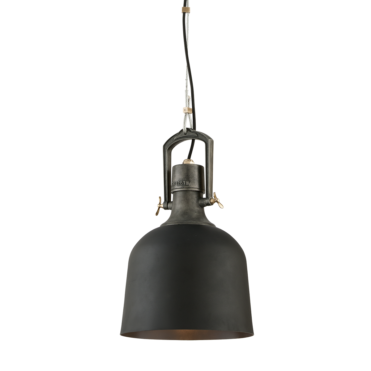 Hangar 31 1Lt Pendant - Brass & Old Silver