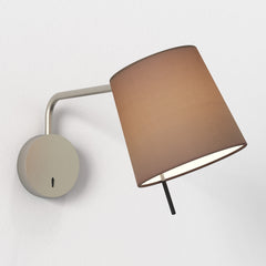Mitsu Swing Arm Wall Light- Matt Nickel/Bronze