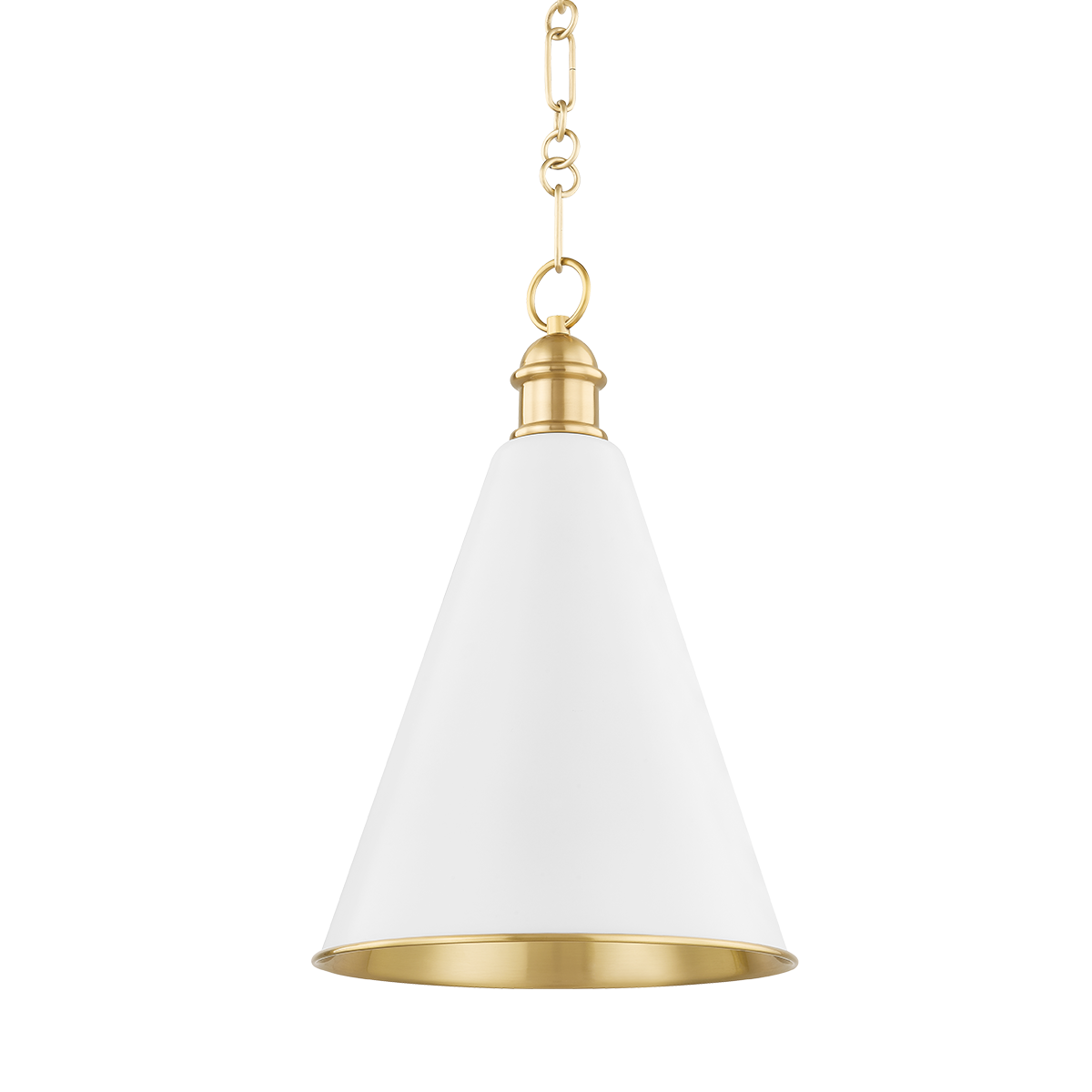Fenimore 1Lt Pendant - White/Soft Blue