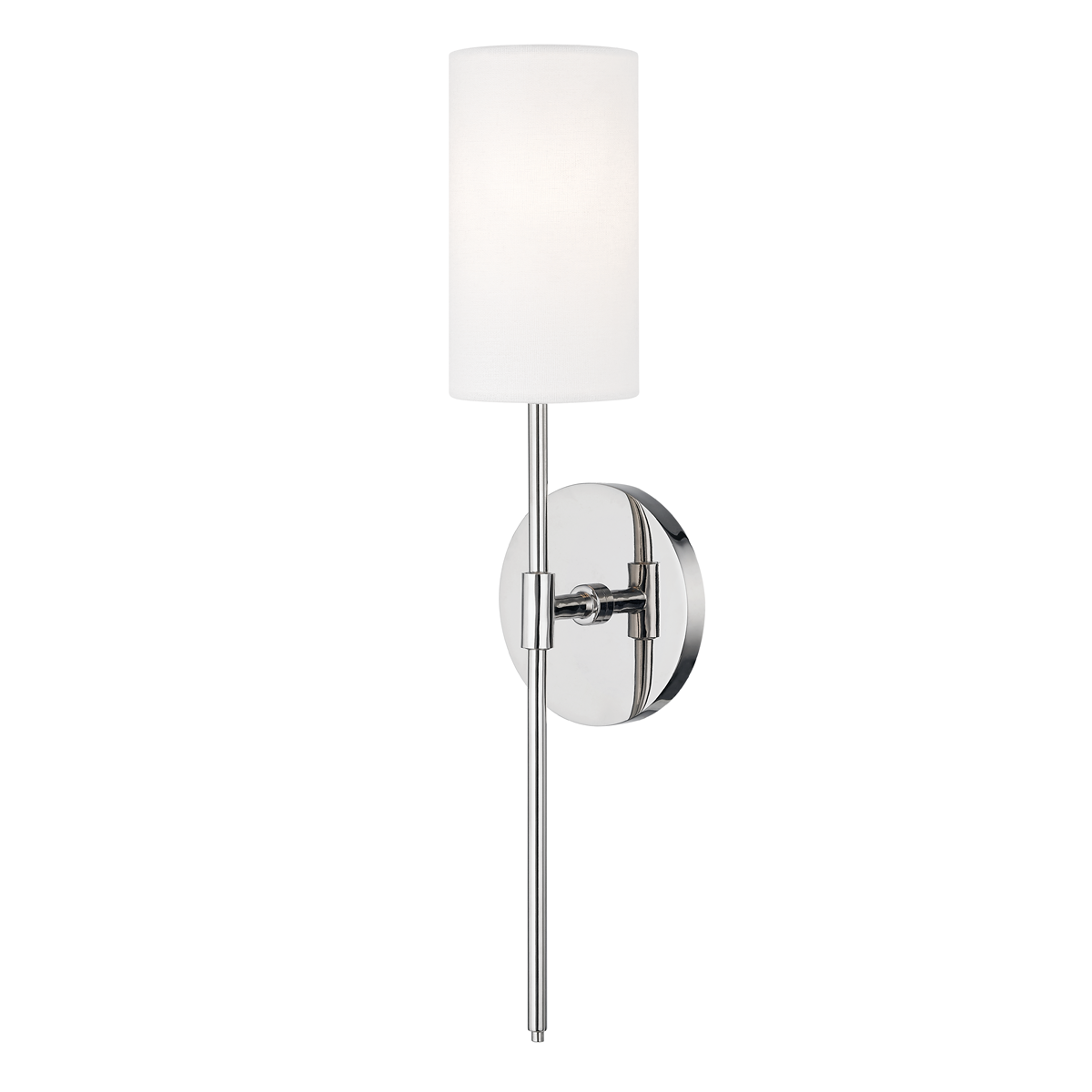 Olivia 1Lt Wall Sconce- Aged Brass/ Polished Nickel