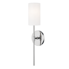Olivia 1Lt Wall Sconce- Aged Brass/ Polished Nickel