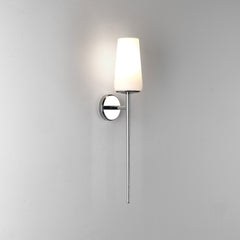 Beauville Bathroom Wall Light- Polished Chrome/ Bronze