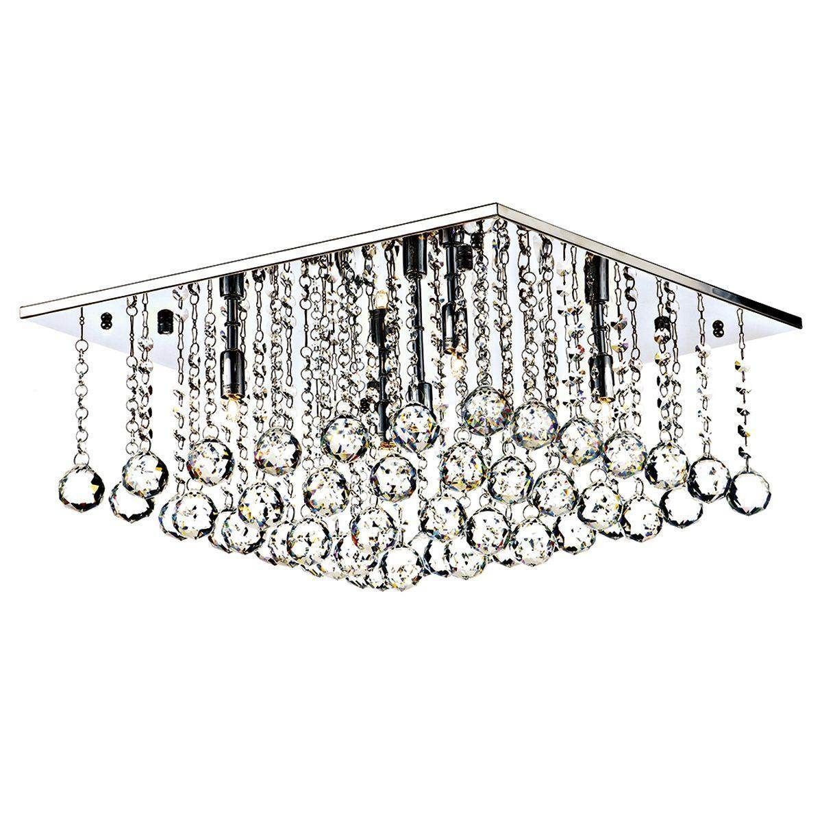 Dar Abacus 5 Light 500MM G9 Square Flush - Cusack Lighting