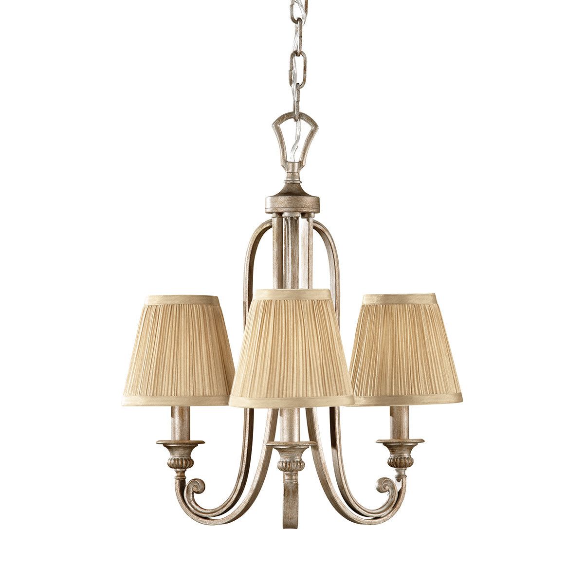 Abbey 3L Hanging Shade Ceiling Light - Silver Sand Finish