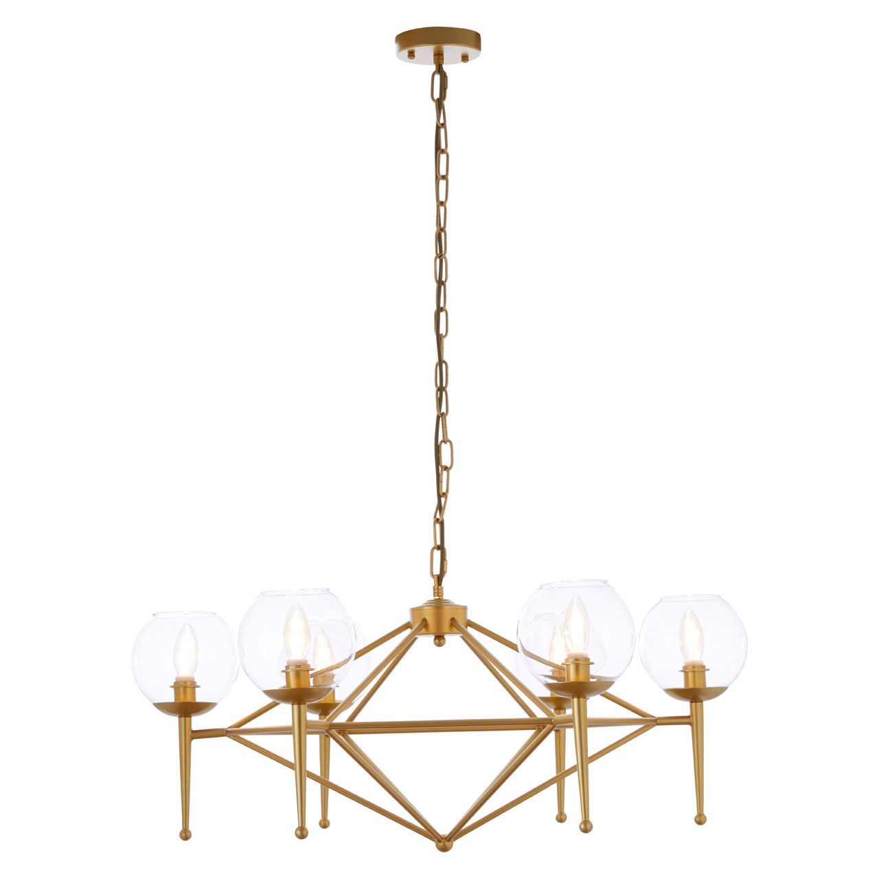 Abira 6/8Lt Geo Pendant Lamp