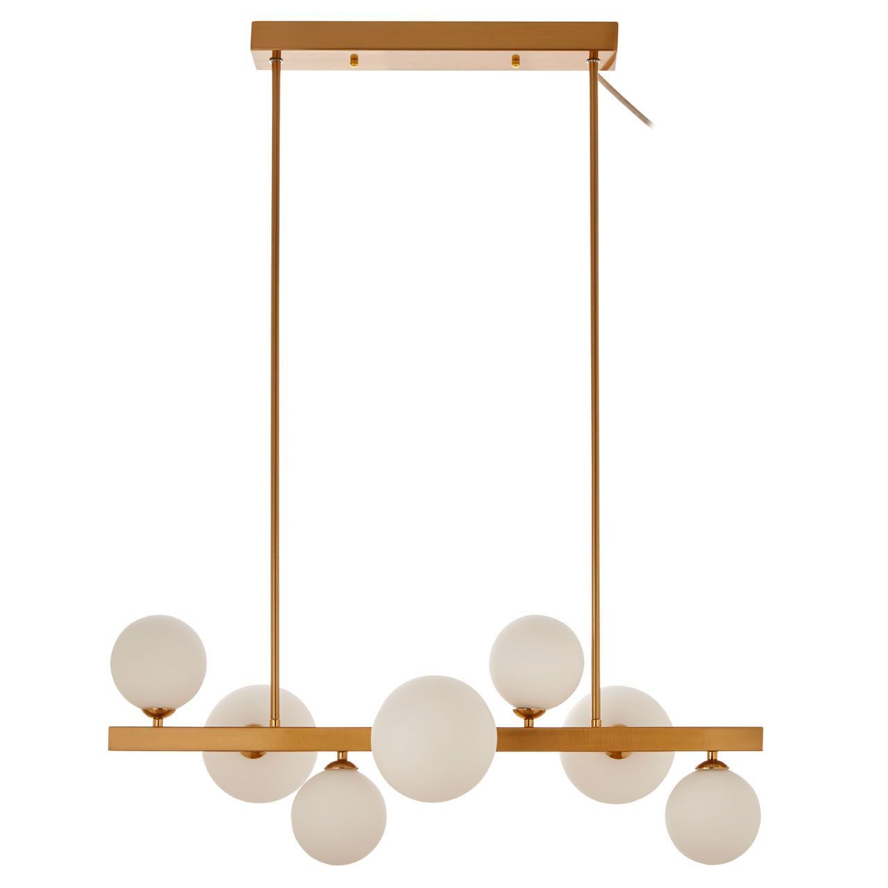 Abira 7Lt Linear Pendant - Bronze 