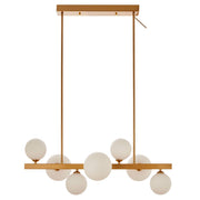 Abira 7Lt Linear Pendant - Bronze 