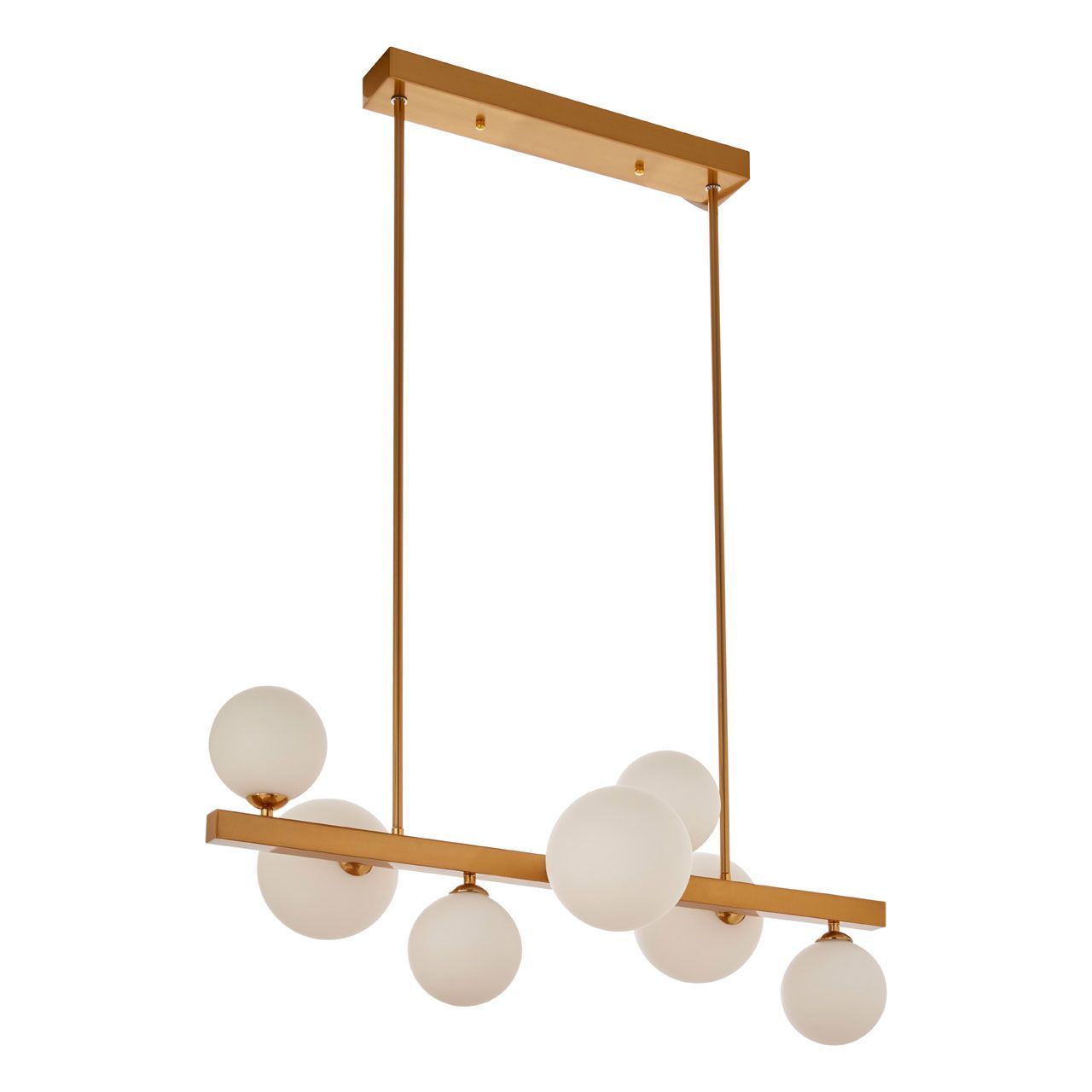 Abira 7Lt Linear Pendant - Bronze 