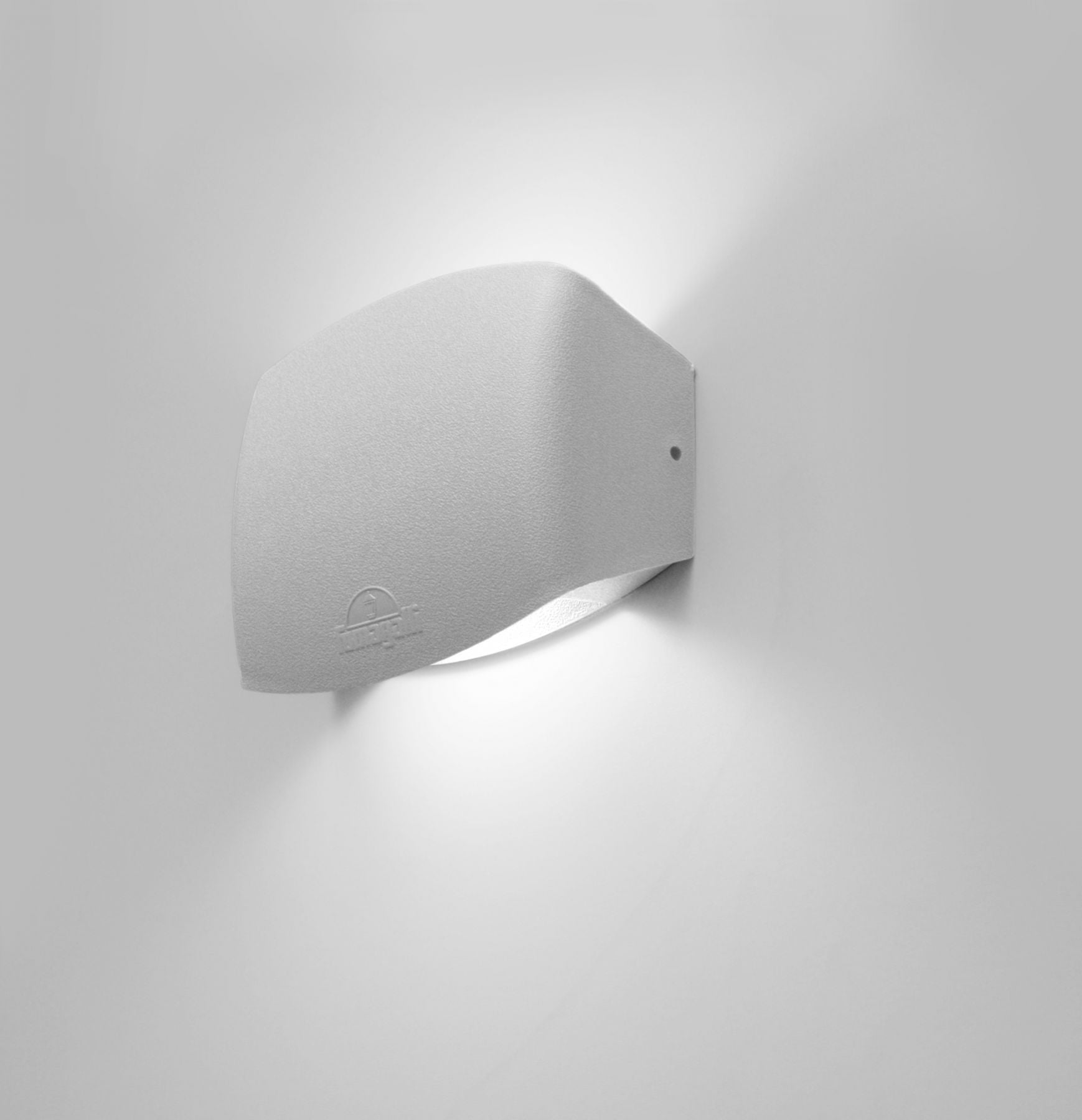 Abram 150/190/270mm Outdoor Up/Down Wall Light - Black/Grey Finish