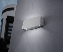 Abram 150/190/270mm Outdoor Up/Down Wall Light - Black/Grey Finish