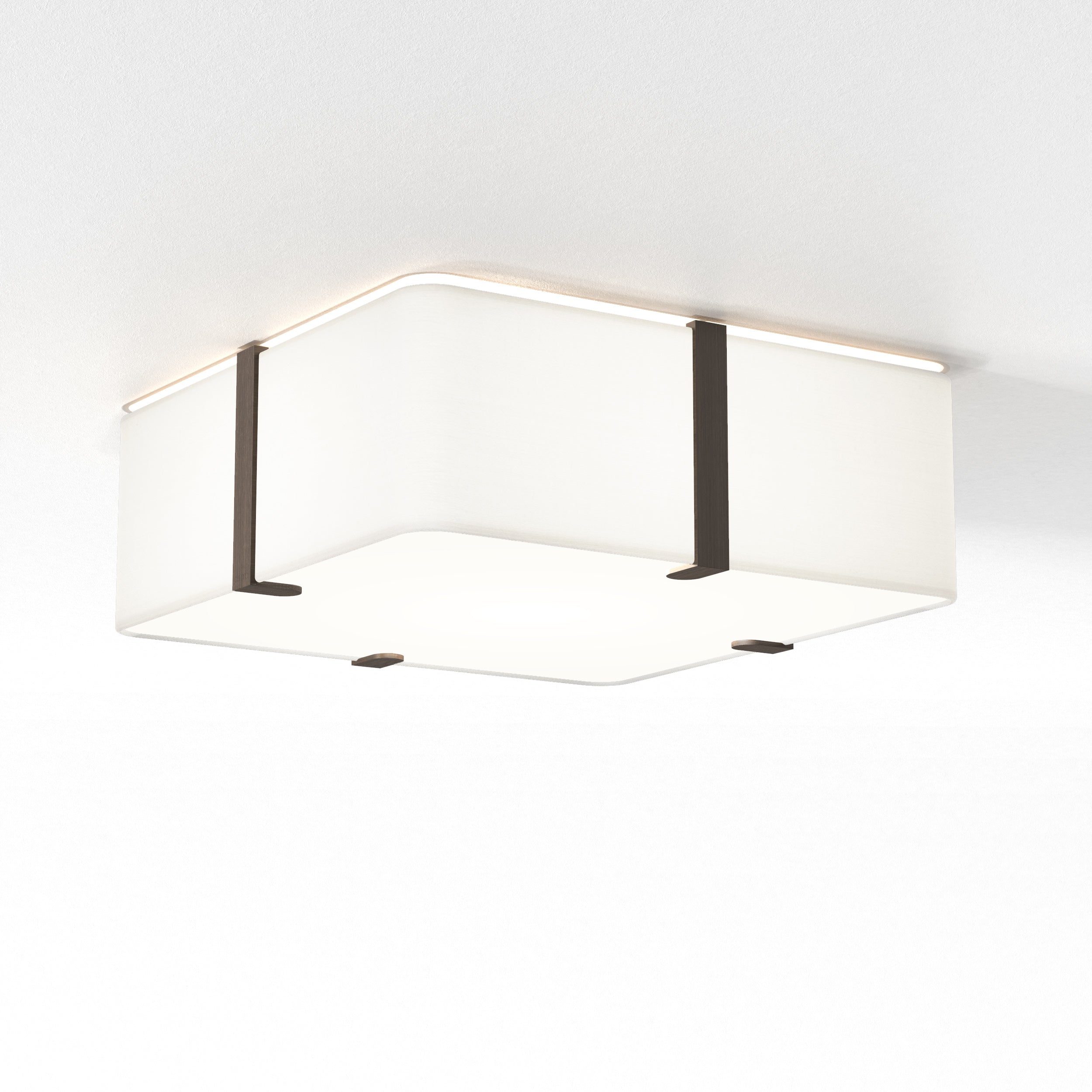 Elba Square 350/500 Shade- White/ Putty Finishes