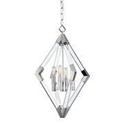 Lyons 4Lt Lantern - Polished Nickel