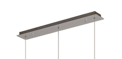 Accent Linear Pendant Bar, 3 x GU10, Polished Chrome