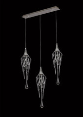 Accent Linear Pendant Bar, 3 x GU10, Polished Chrome