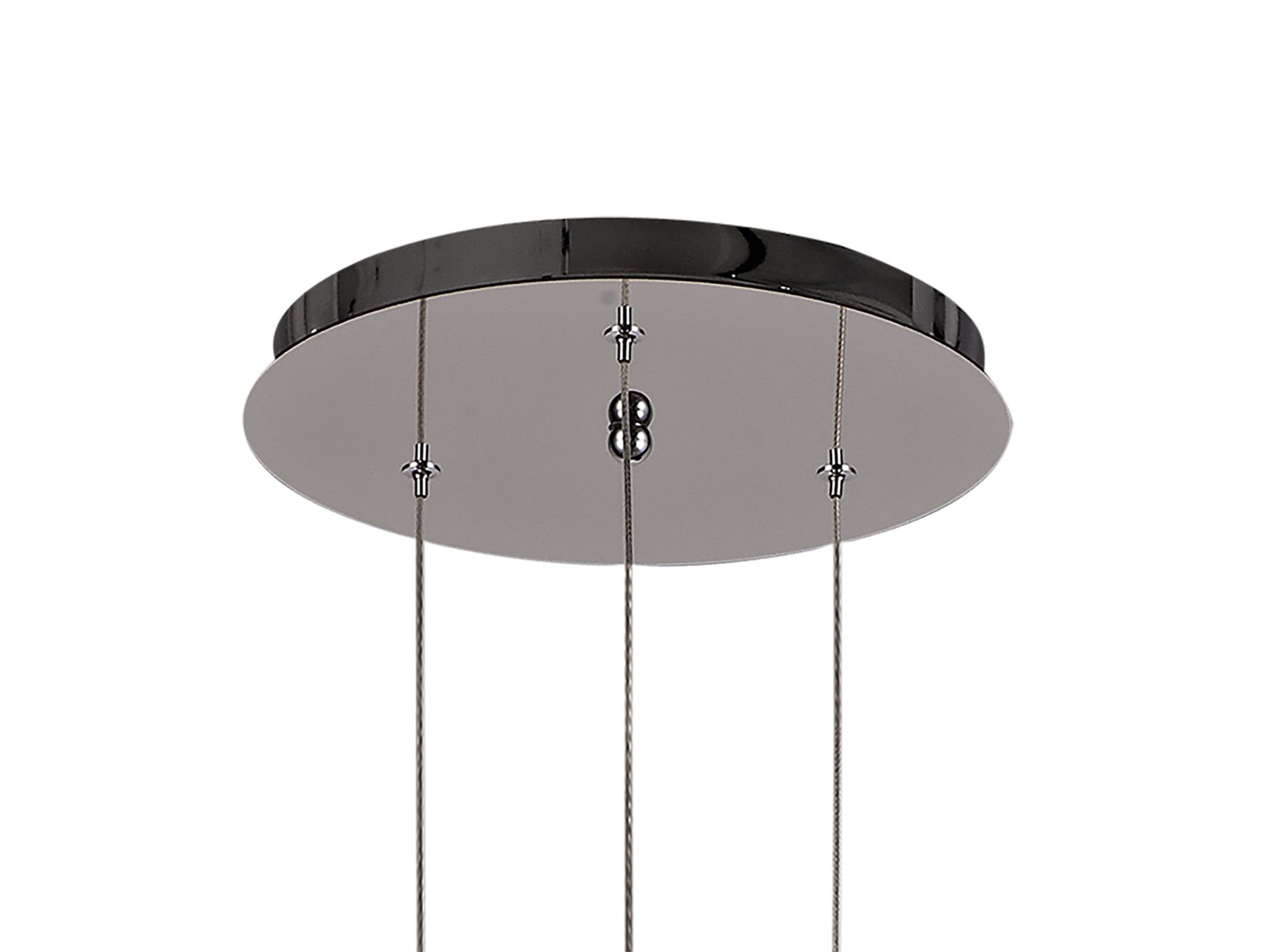 Accent Pendant Round, 3 x GU10, Polished Chrome Cluster