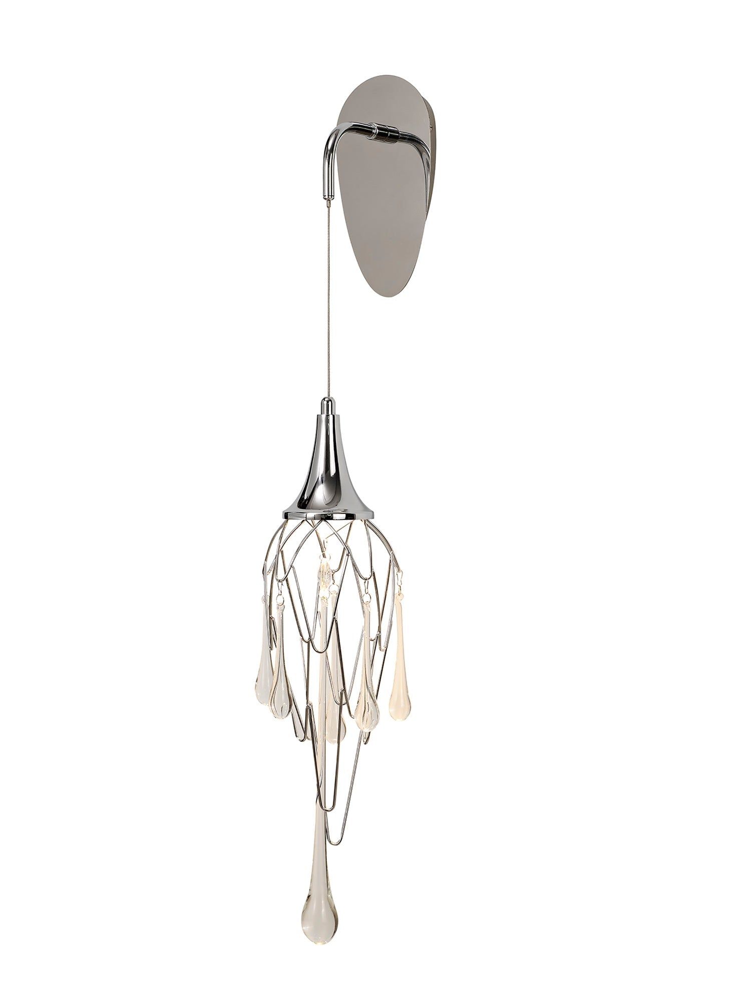 Accent Wall Light, 1 x GU10, Polished Chrome