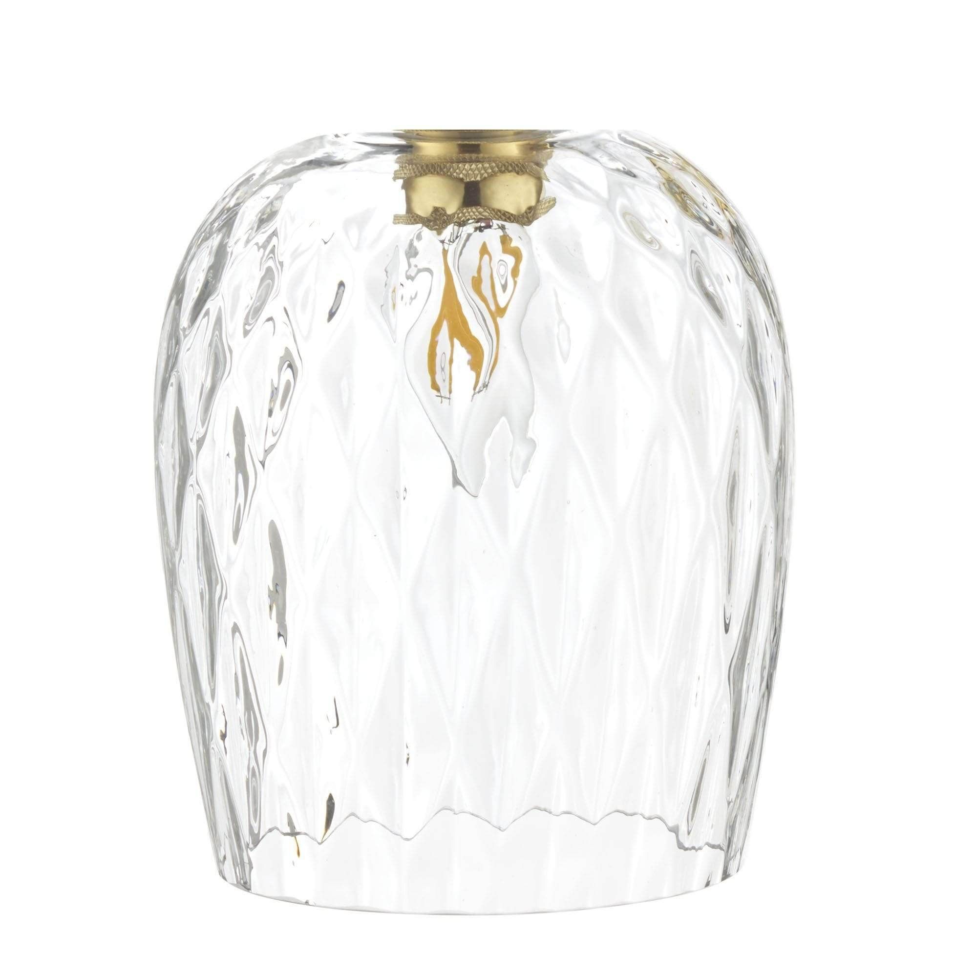 Accessory Clear Dimpled Glass Shade Only - Cusack Lighting