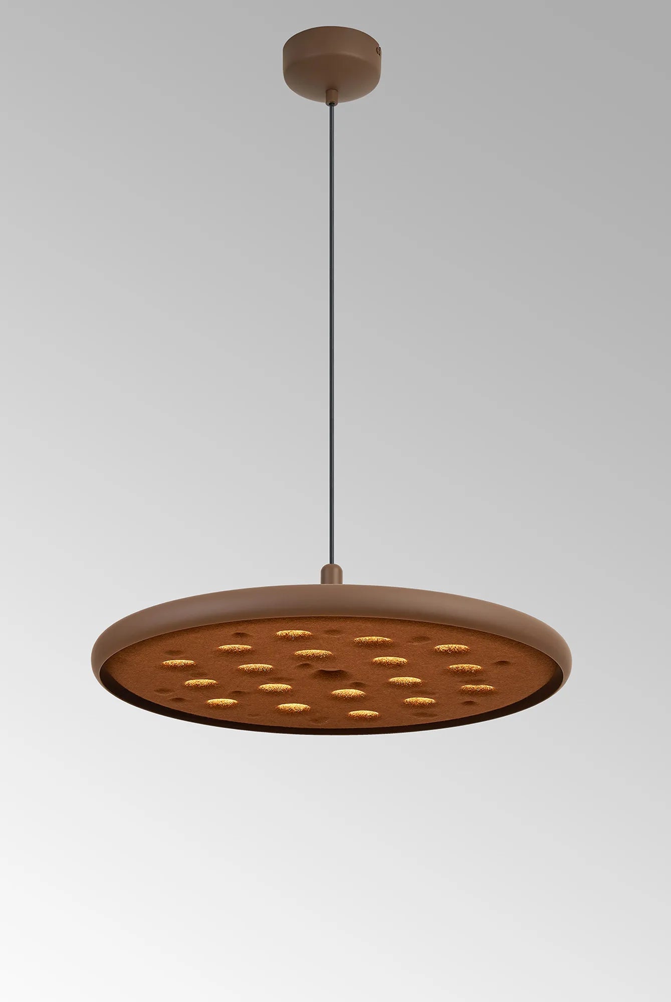 Acustic 20W LED Pendant- Coffee Finish