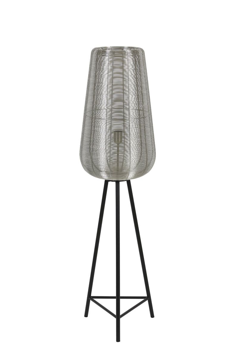 Adeta Medium Floor Lamp Tripod - Nickel Finish