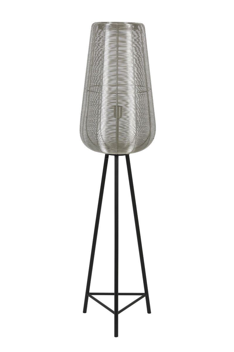 Adeta Large Floor Lamp Tripod - Nickel Finish
