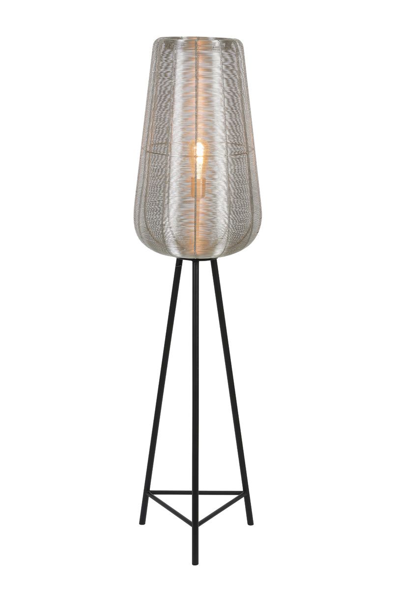 Adeta Large Floor Lamp Tripod - Nickel Finish