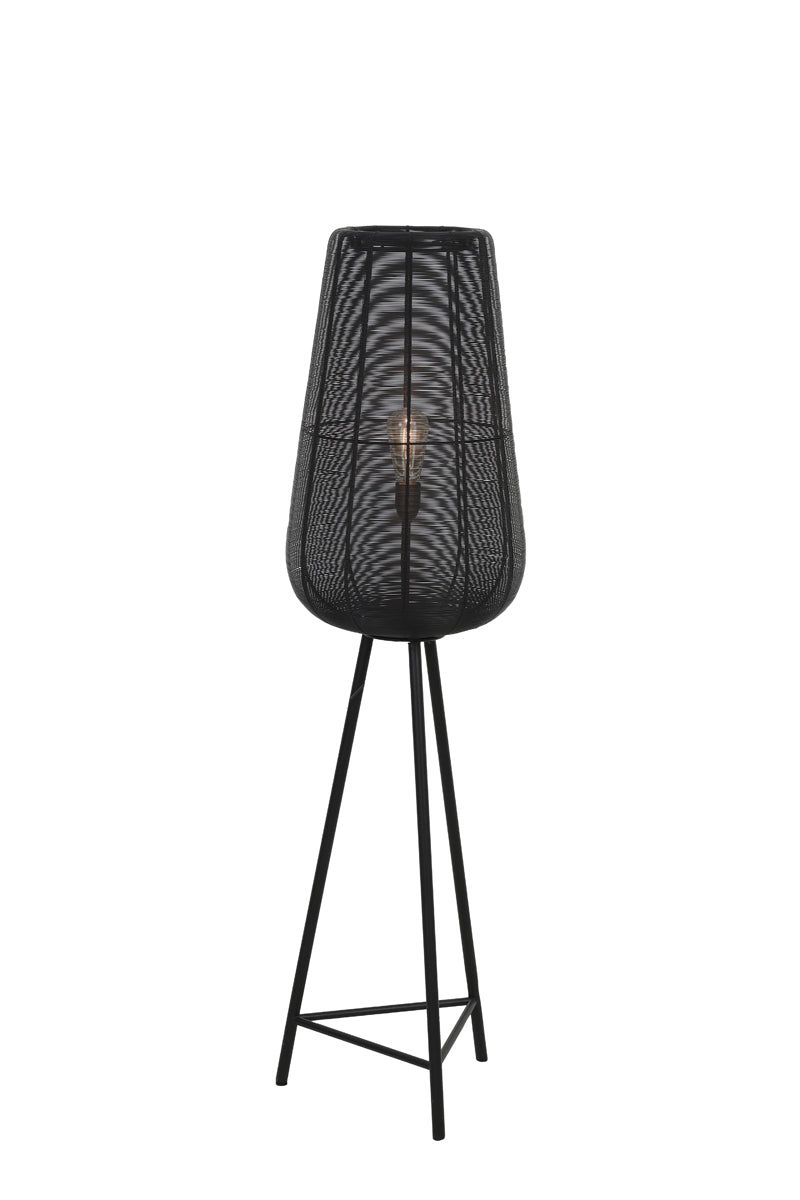 Adeta Medium Floor Lamp Tripod - Matt Black Finish
